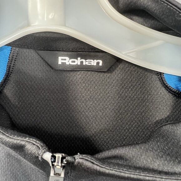 Rohan Men's Core Silver Zip 1/4 Shirt Size M Grey Walking Hiking Sun Protecting - Picture 4 of 11